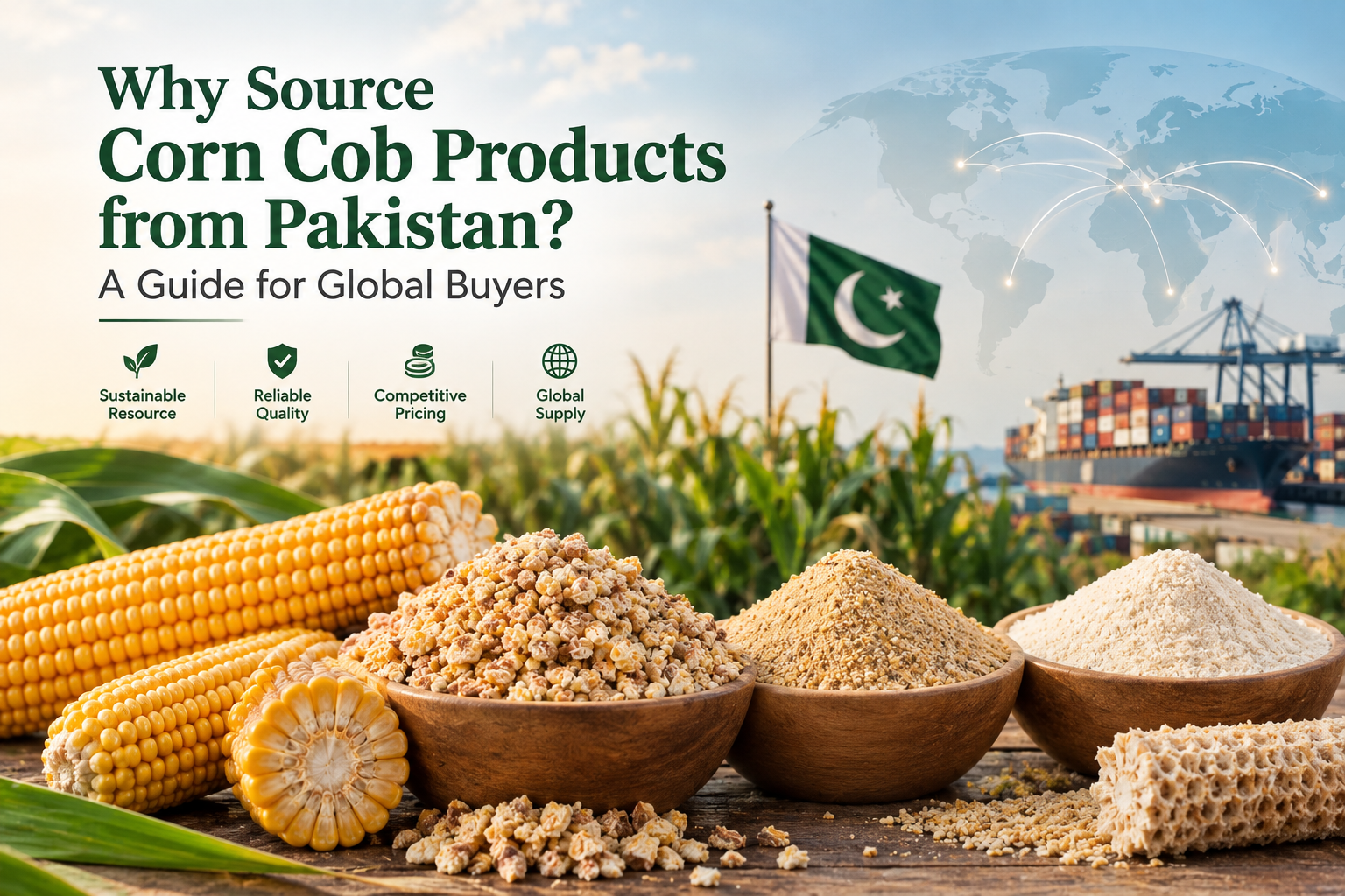 Why Source Corn Cob Products from Pakistan? A Guide for Global Buyers