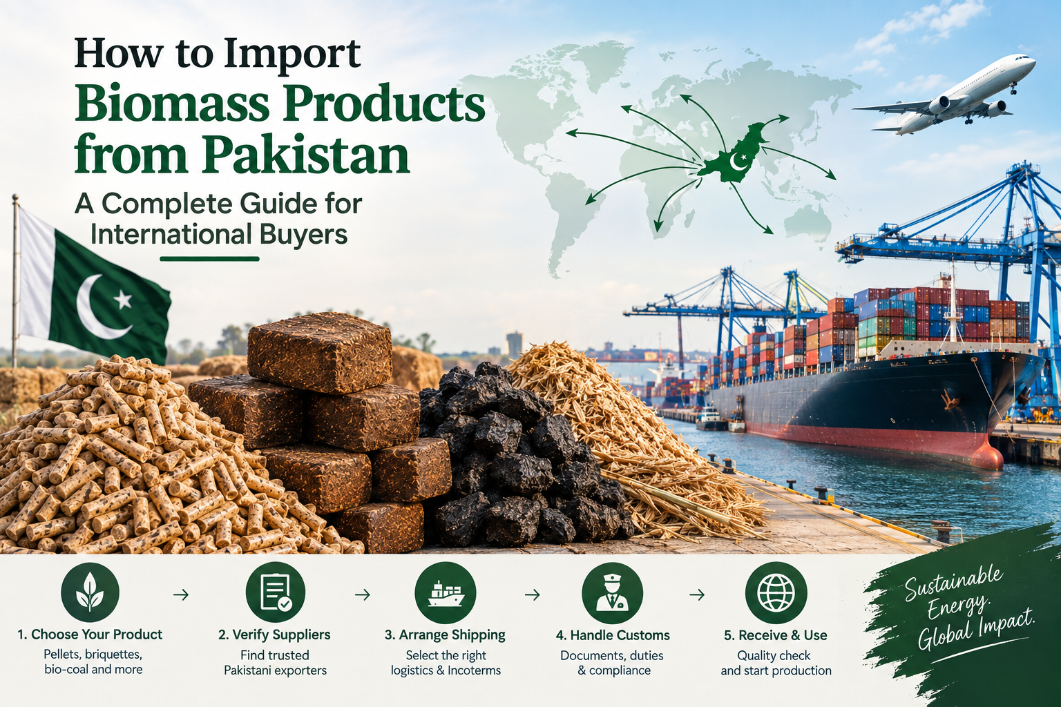 How to Import Biomass Products from Pakistan: A Complete Guide for International Buyers