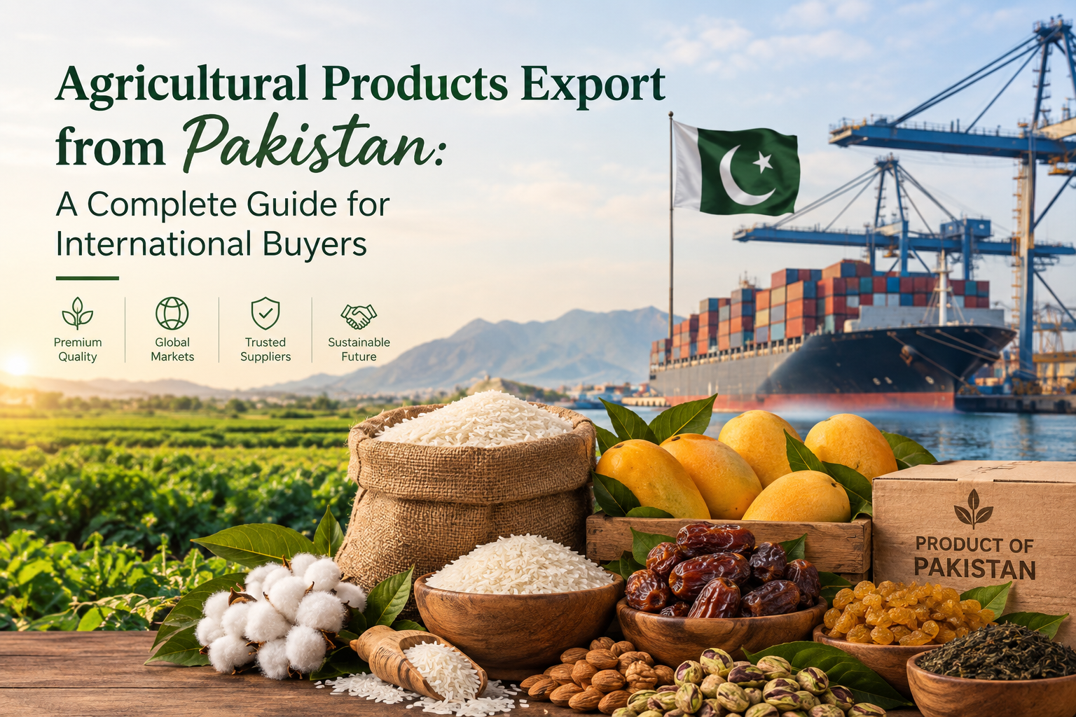 Agricultural Products Export from Pakistan: A Complete Guide for International Buyers