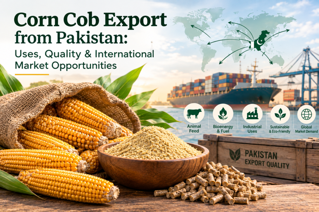 Corn Cob Export from Pakistan: Uses, Quality & International Market Opportunities