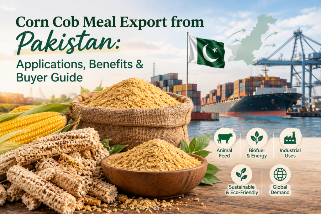 Corn Cob Meal Export from Pakistan: Applications, Benefits & Buyer Guide