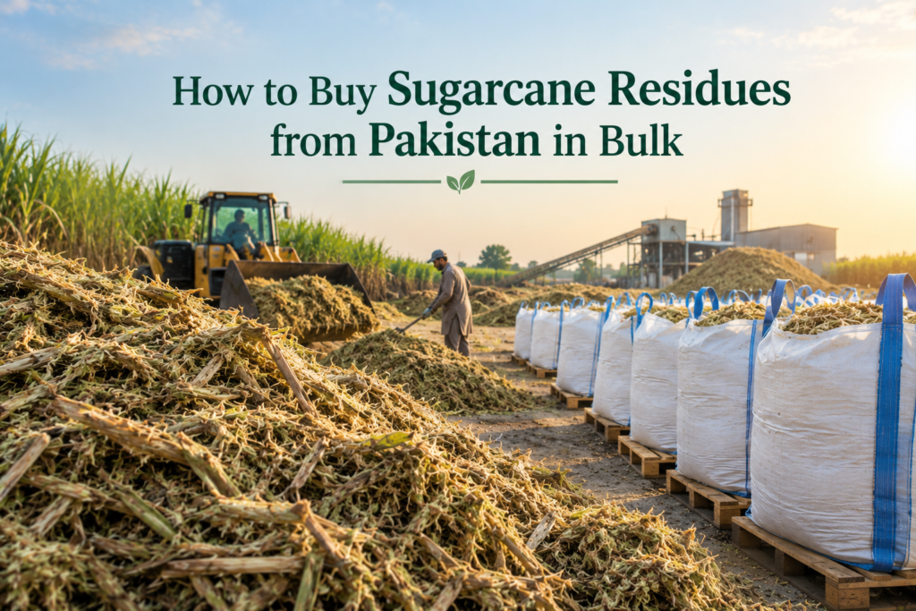 How to Buy Sugarcane Residues from Pakistan in Bulk