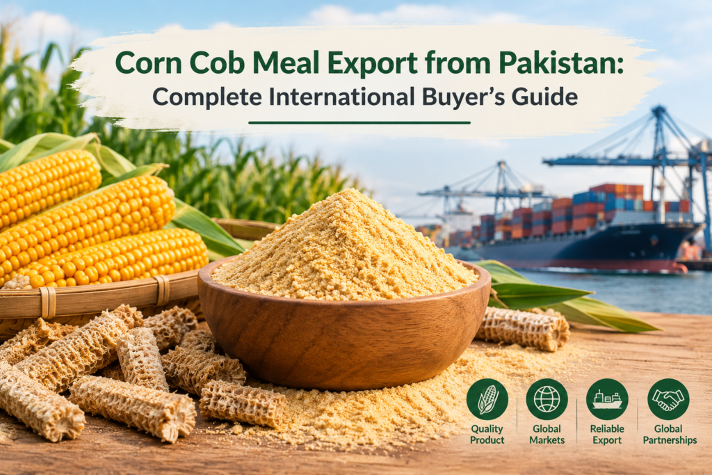 Corn Cob Meal Export from Pakistan: Complete International Buyer’s Guide