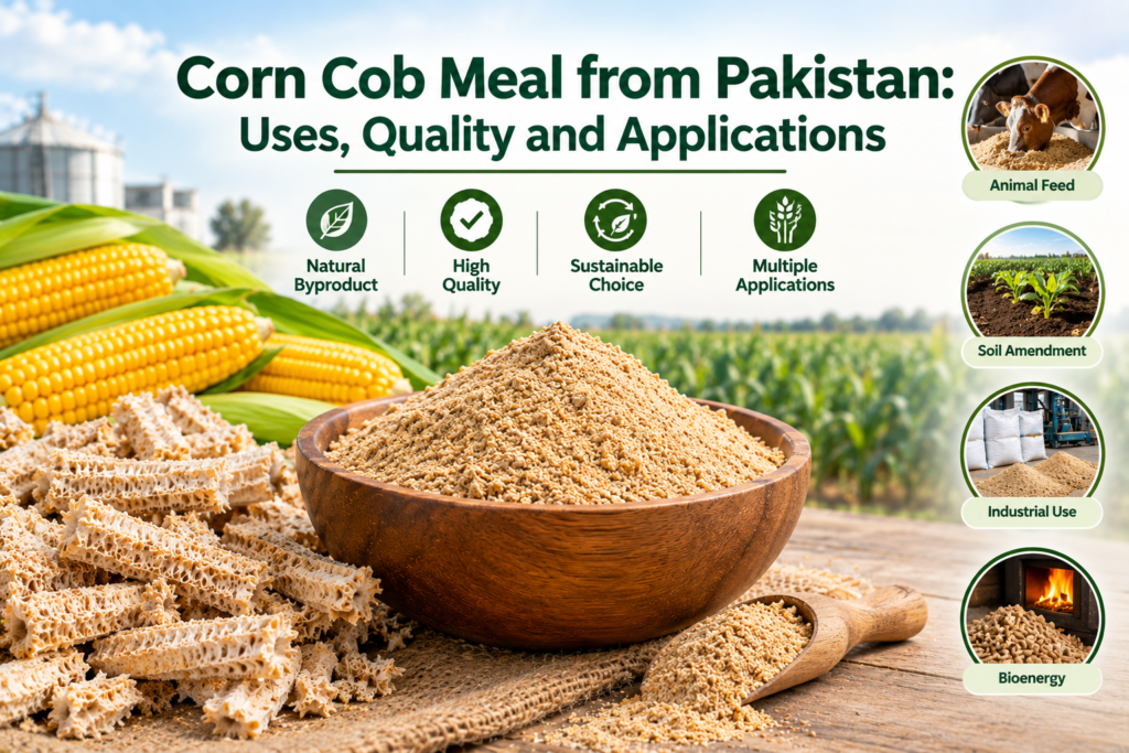 Corn Cob Meal from Pakistan: Uses, Quality and Applications