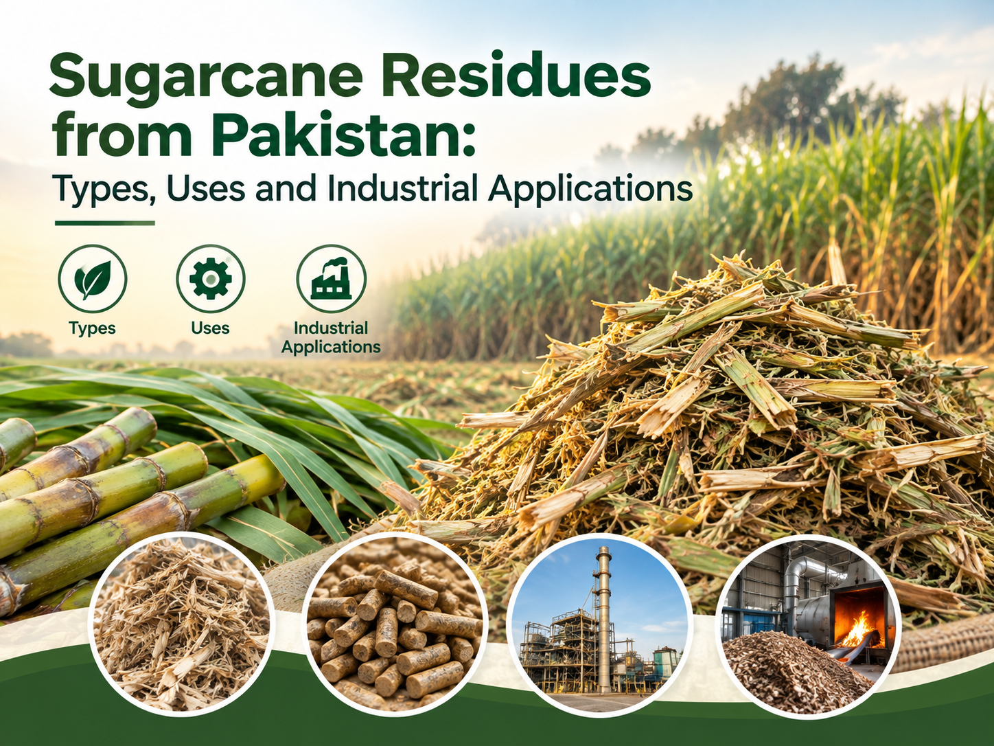 Sugarcane Residues from Pakistan: Types, Uses and Industrial Applications