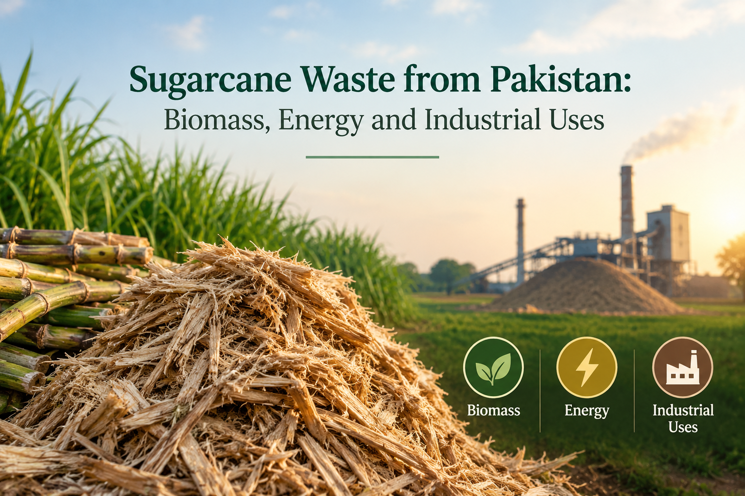 Sugarcane Waste from Pakistan: Biomass, Energy and Industrial Uses